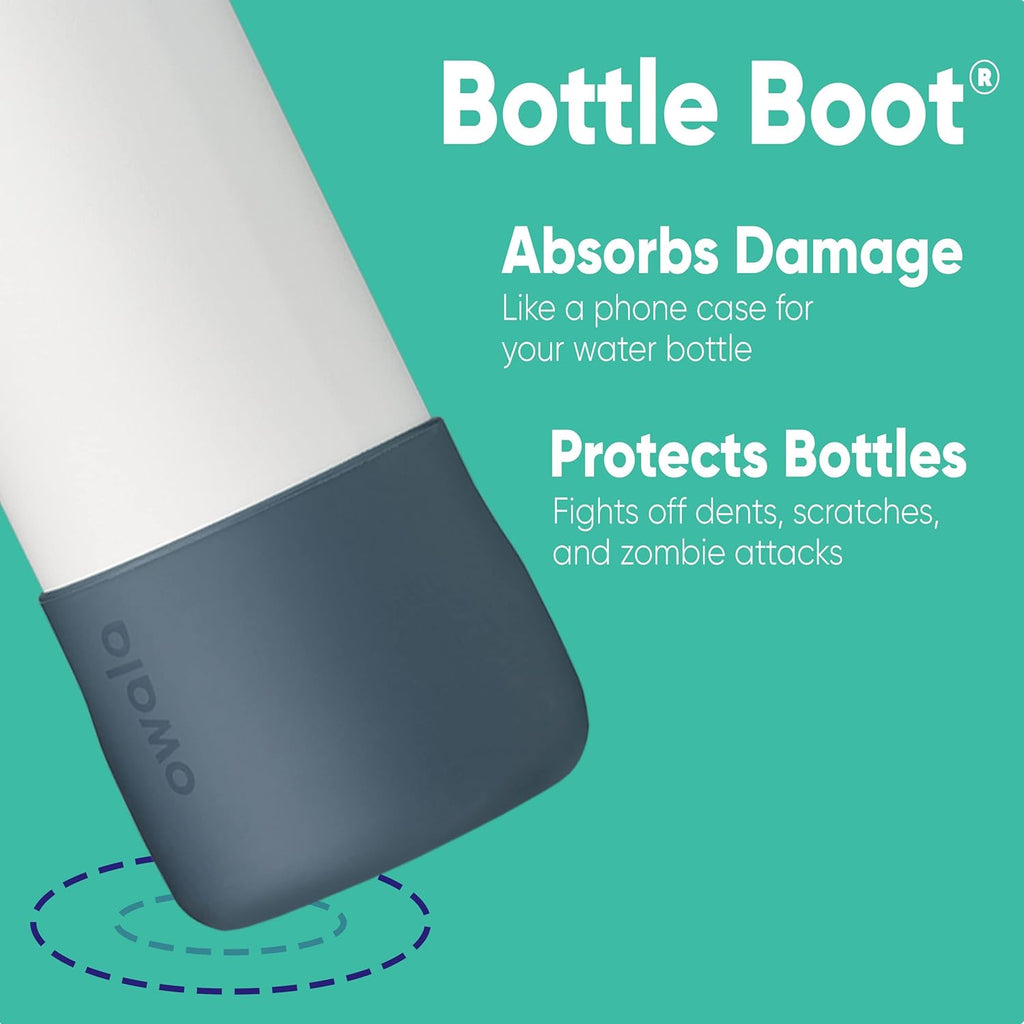 Insulated Stainless Steel Water Bottle with Silicone Boot I85941