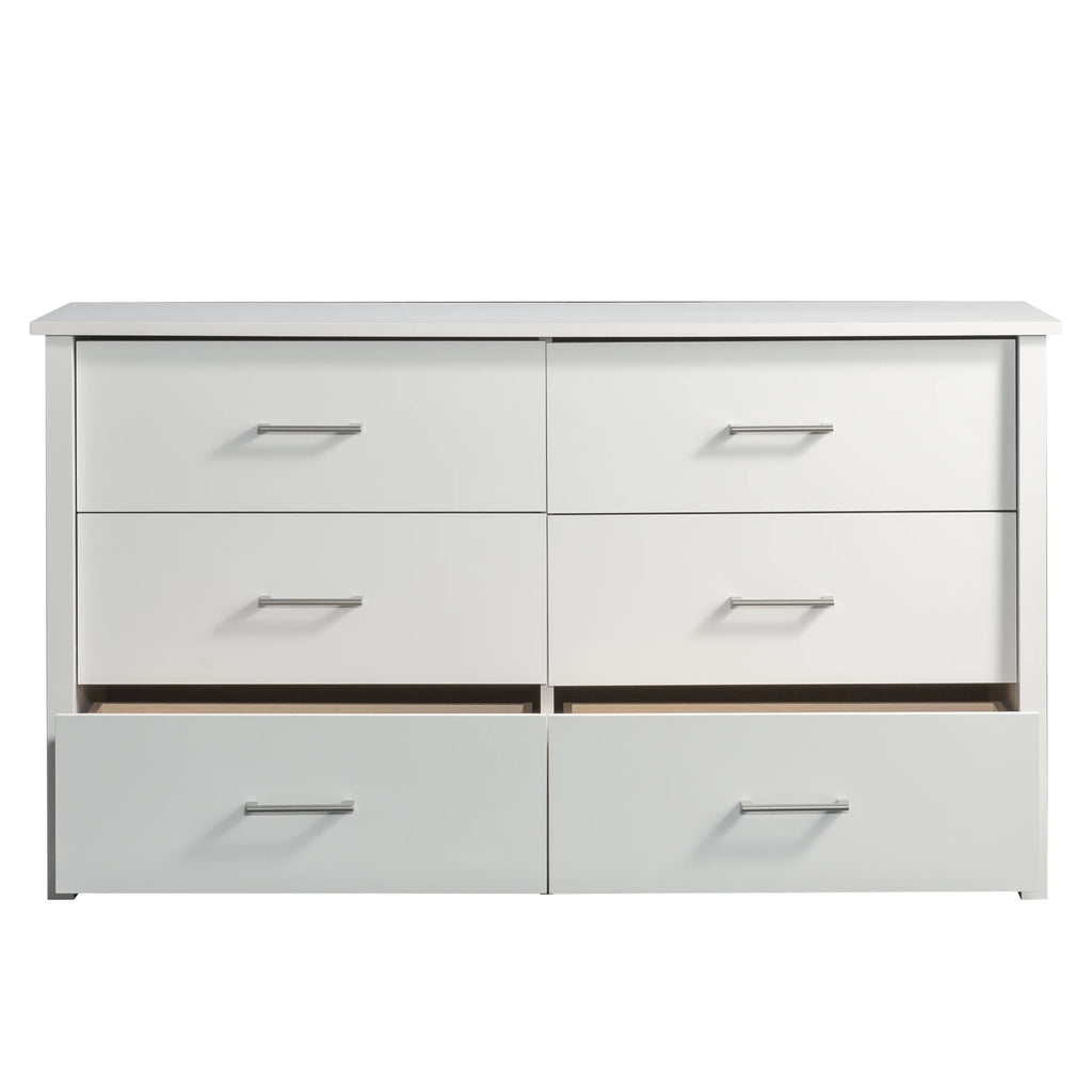 Soft White 6-Drawer Dresser Z578