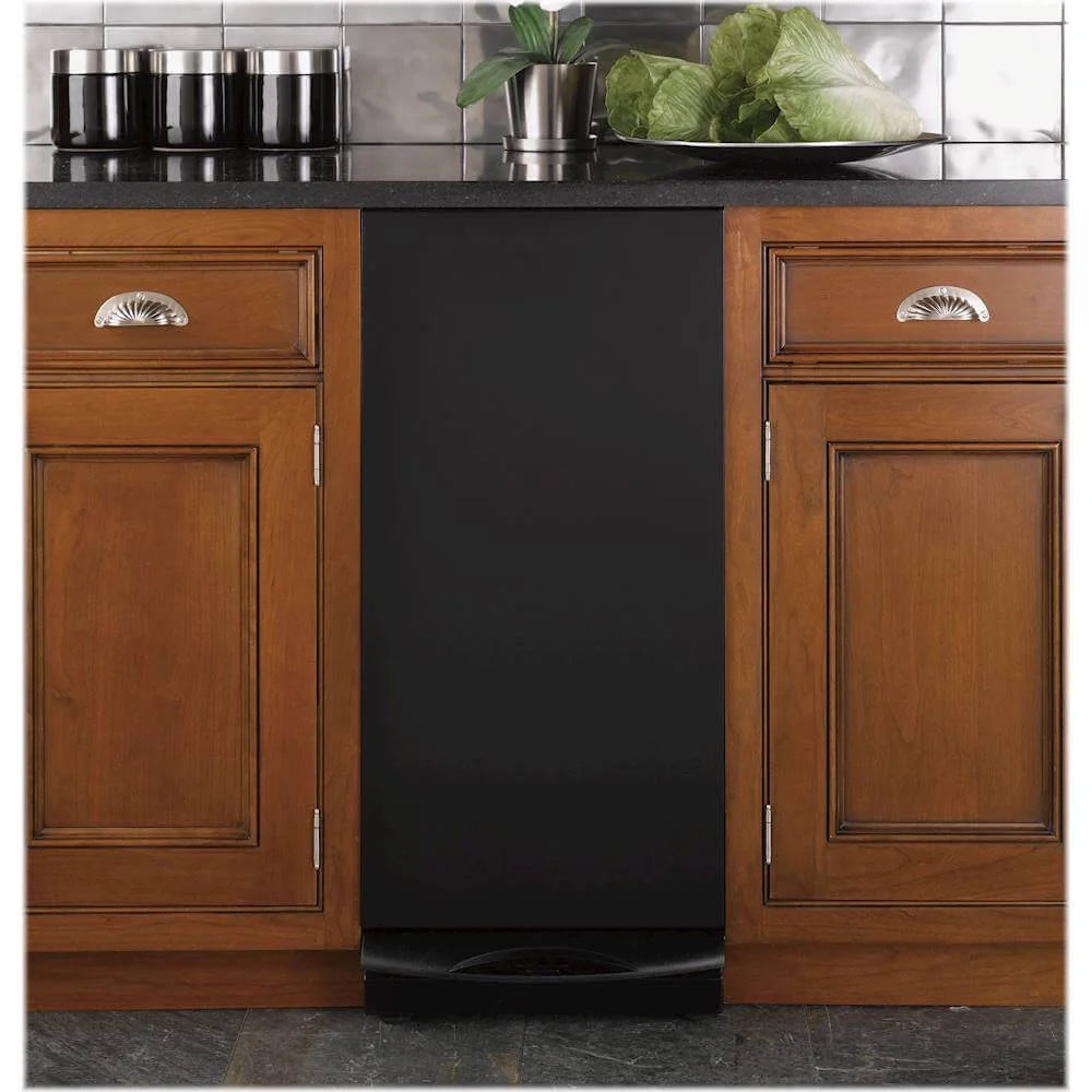 Black 15 inch Built-In Trash Compactor C128