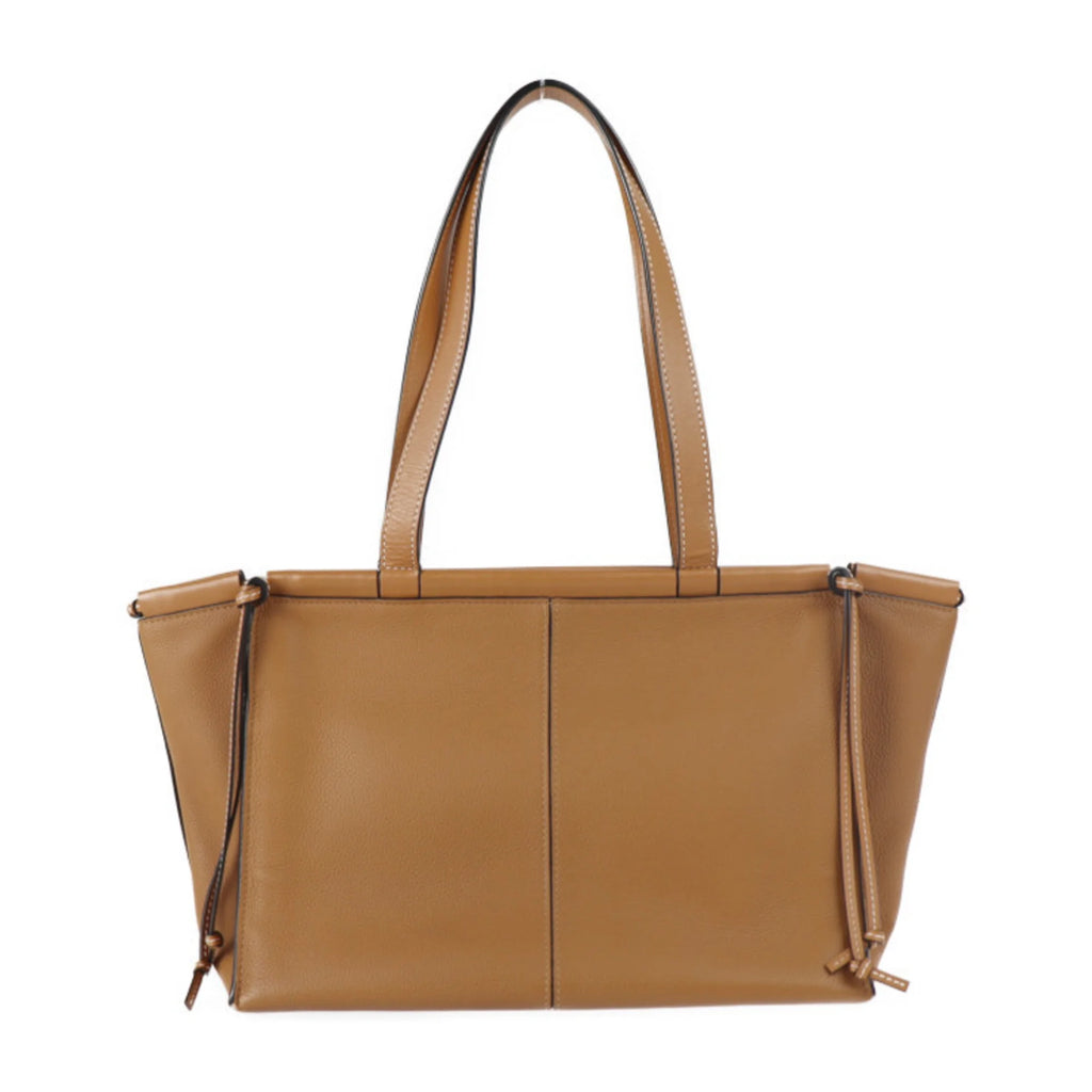Camel Brown Calf Leather Shoulder Bag M913