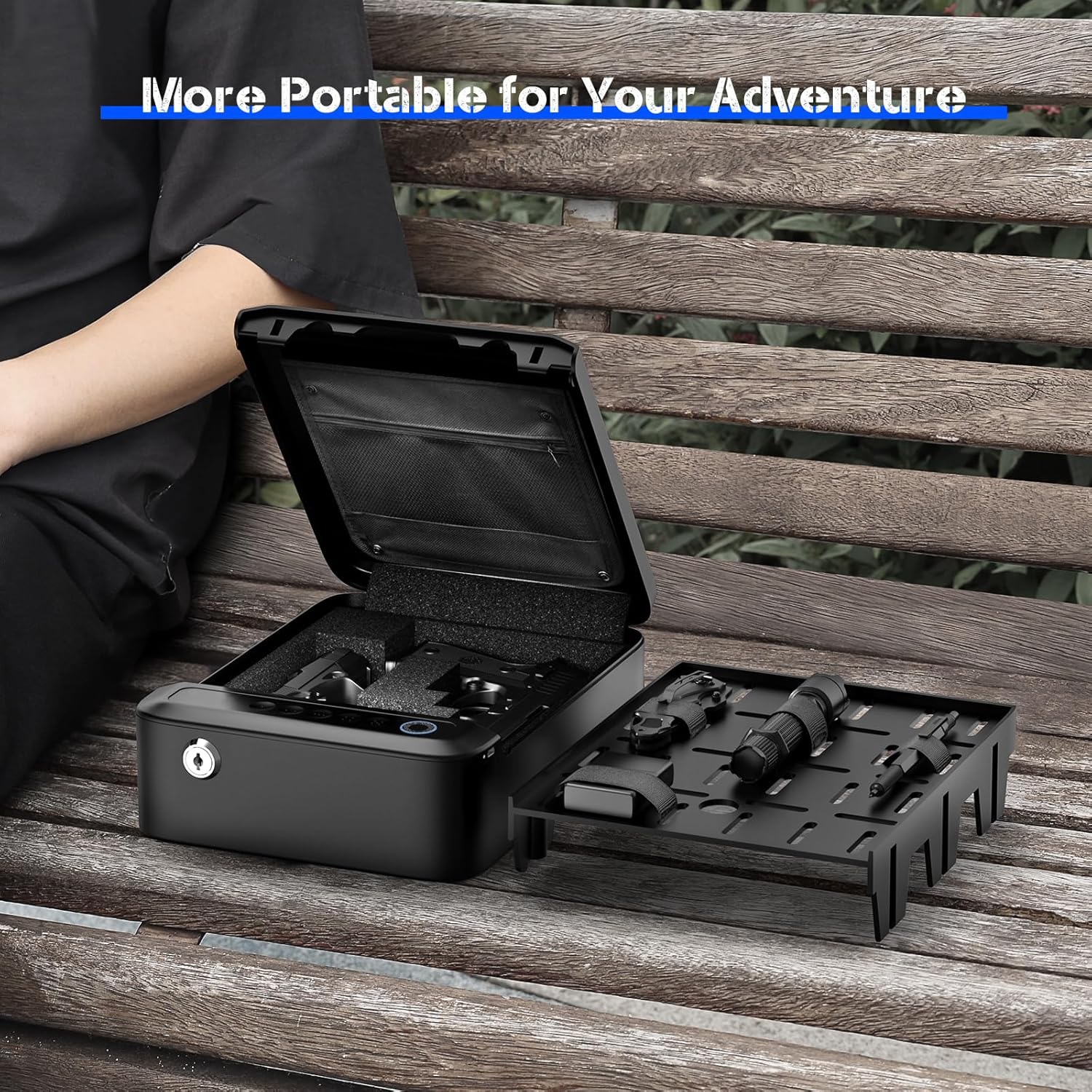Portable Biometric Fingerprint Gun Safe P798
