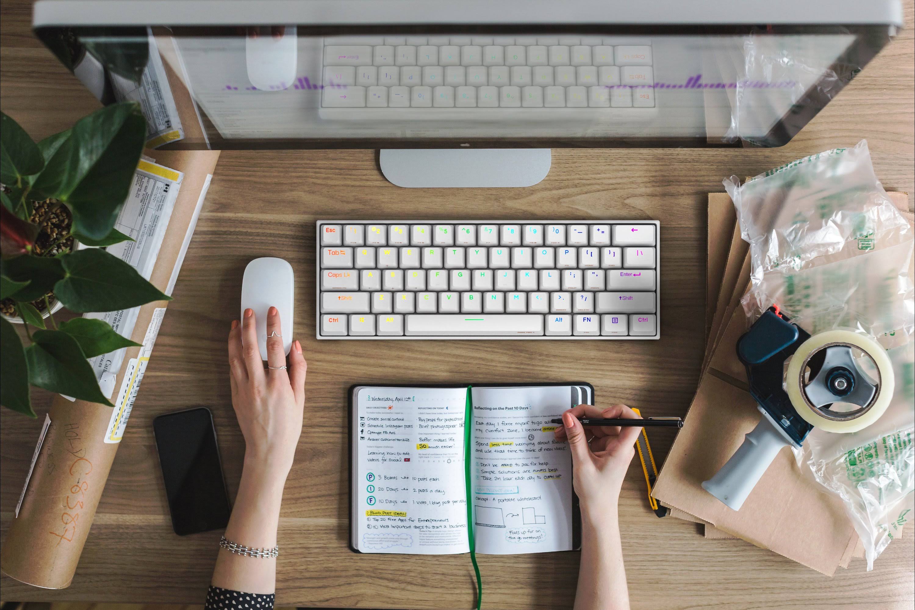60% Mechanical Keyboard with Bluetooth 5 X7369