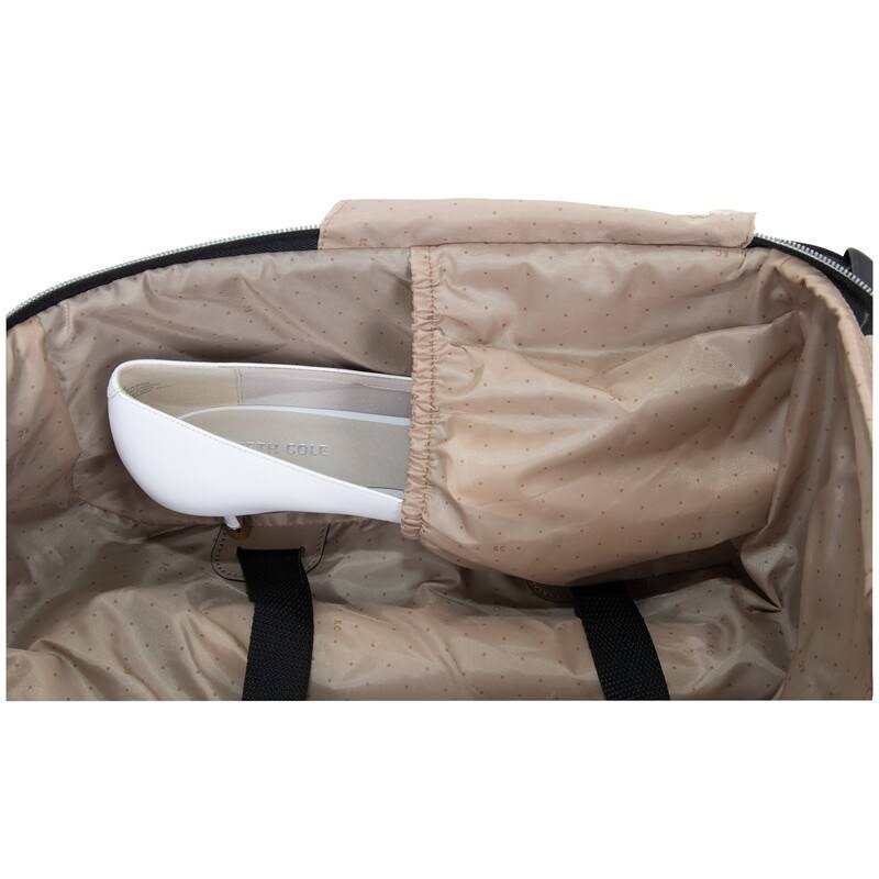Olive Chevron Quilted 4-Wheel Spinner Carry-On Suitcase T148
