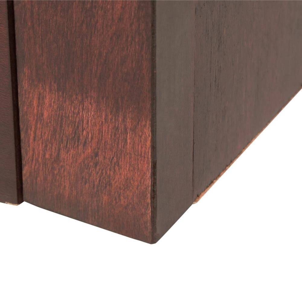 Double Wide Bookcase 6 Shelves Cherry J996