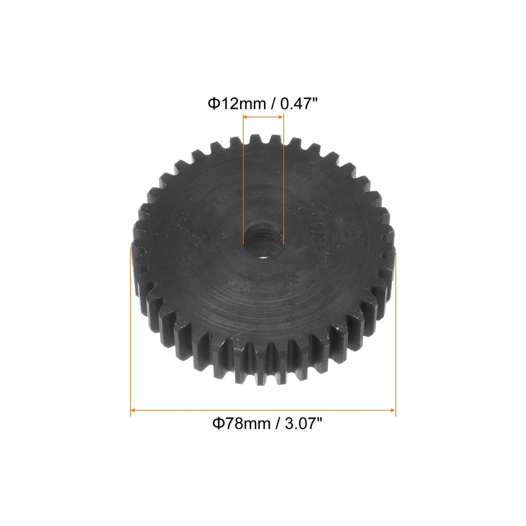 Straight Spur Gear 37T 2 Module 45# Steel M198