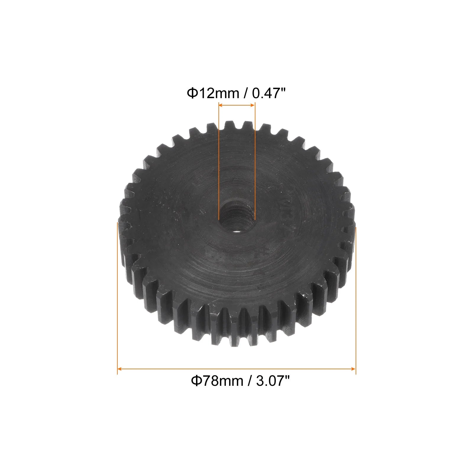 Straight Spur Gear 37T 2 Module 45# Steel M198