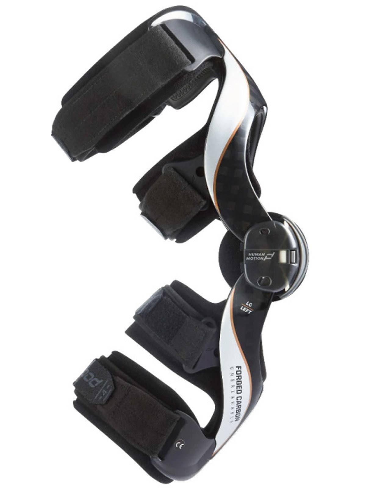 Large Carbon/Copper Knee Brace A782