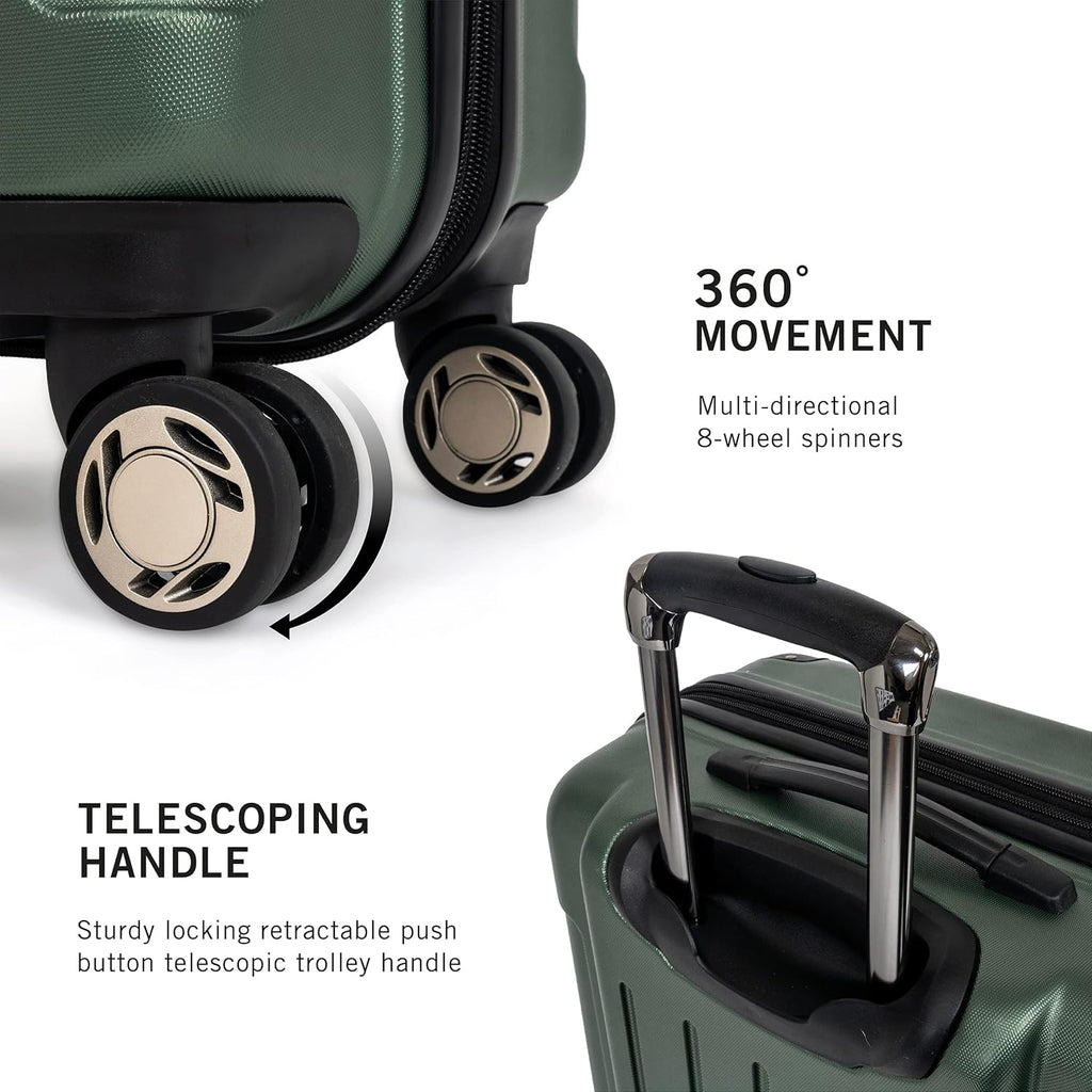 ABS Expandable 8-Wheel Upright, 28-Inch Checked V75170