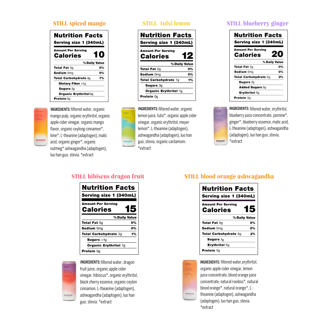 Adaptogen Drink, 0 Added Sugar, 18-pack R327