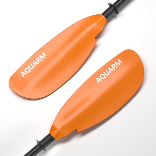 Aluminum Shaft Reinforced Fiberglass Blade Adjustable Kayak Paddle 231cm K53503