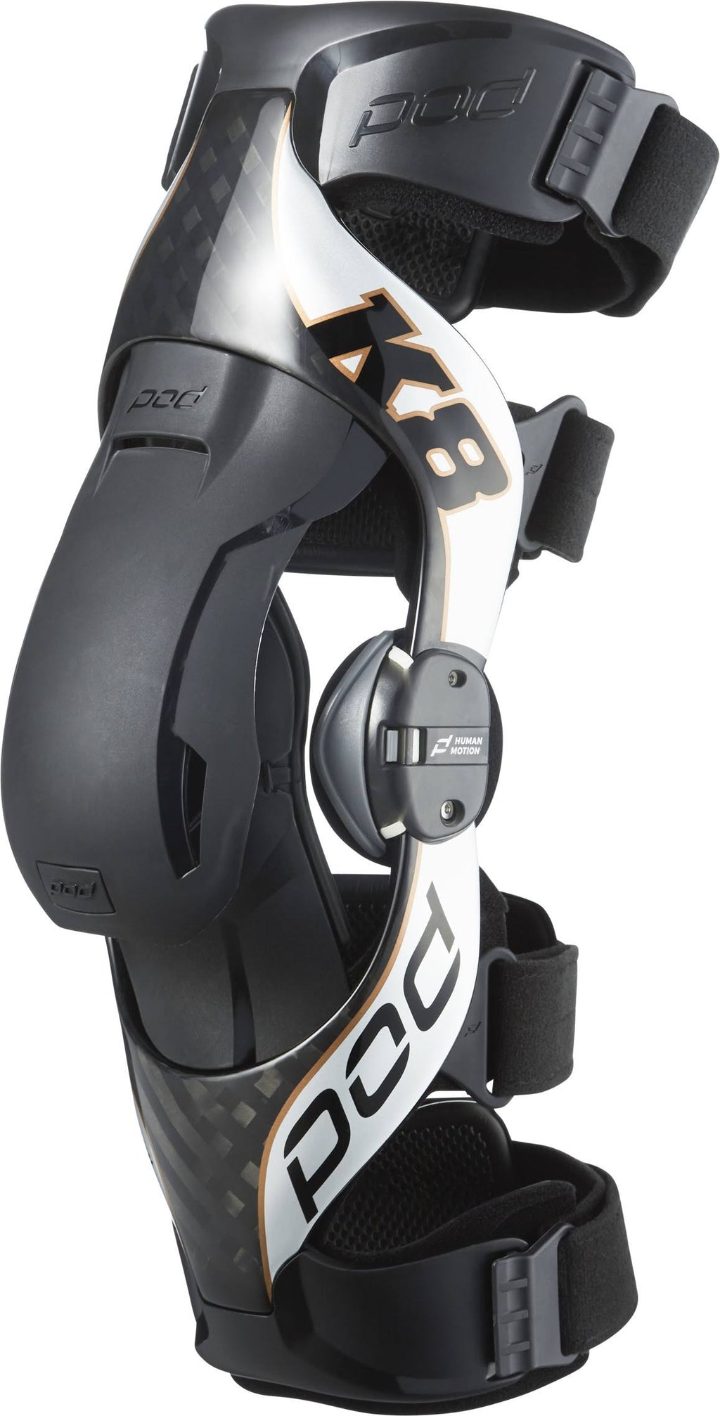 Large Carbon/Copper Knee Brace A782
