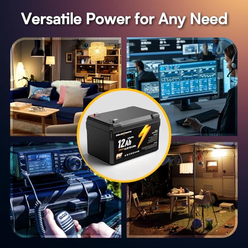 12V 7Ah Lithium LiFePO4 Deep Cycle Battery with BMS E1945