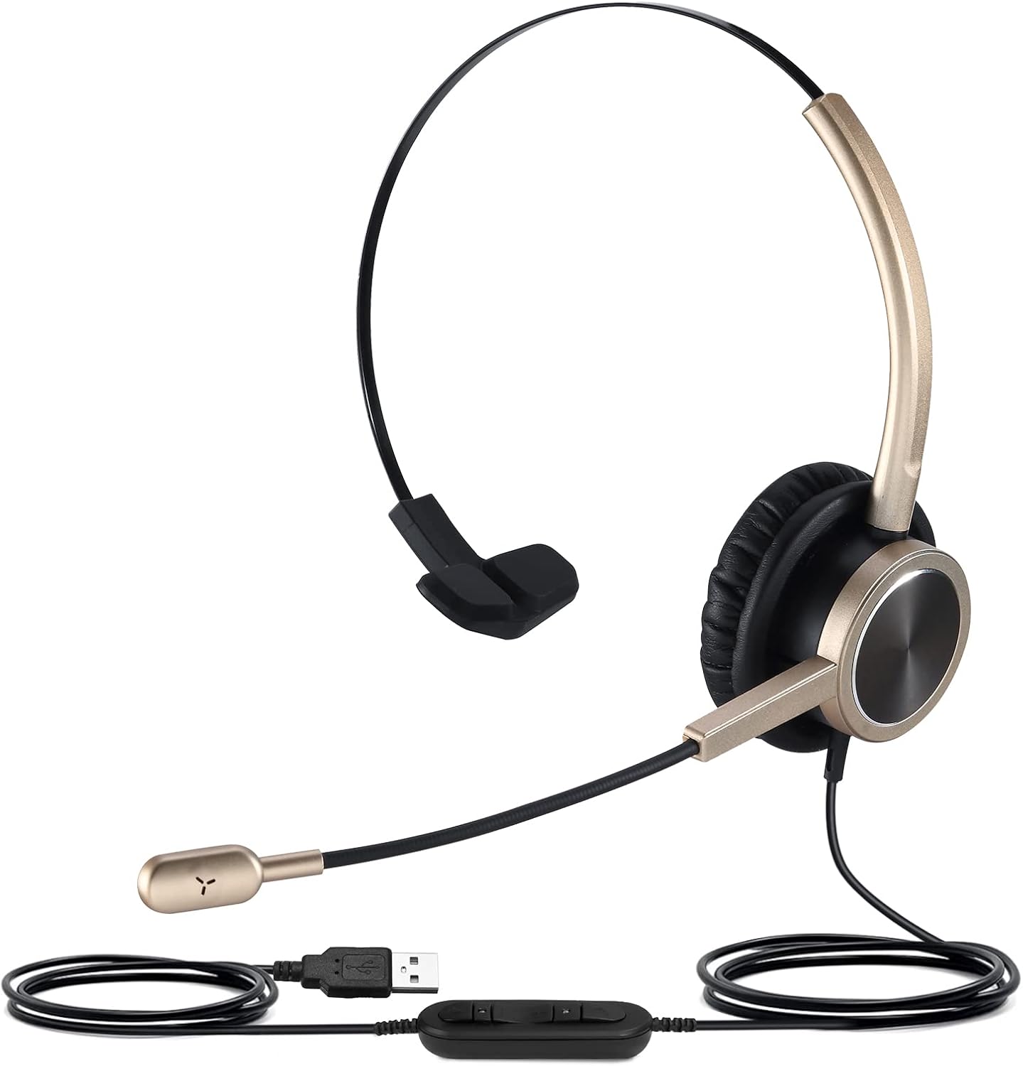 Pack of 2 USB PC Headset with Noise Cancelling Microphone F27682