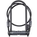 Black Keyed U-Lock with Cable V4286