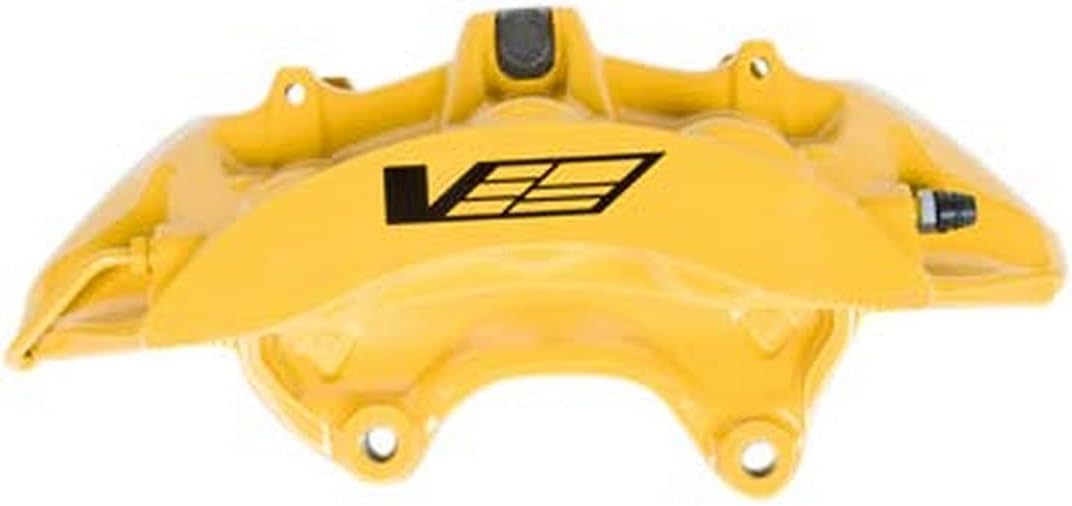 Yellow Front Driver Side Disc Brake Caliper Assembly A137