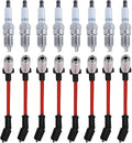 Spark Plugs 8 pcs and Spark Plug Wires 8 pcs Pack of 2 W8660