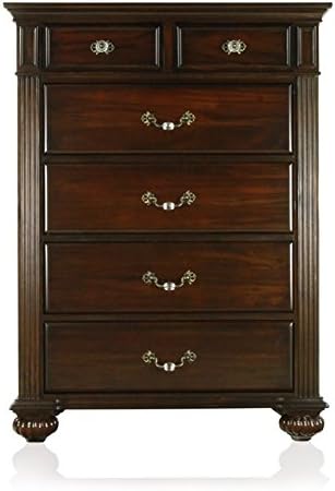 Solid Wood 6-Drawer Chest in Dark Walnut X799