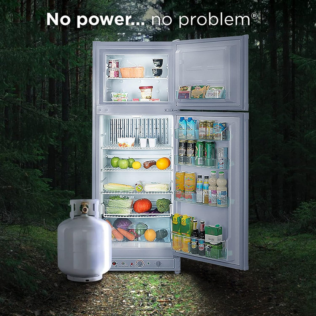 Propane Refrigerator with Freezer, 6.1 Cu.ft, White X591274