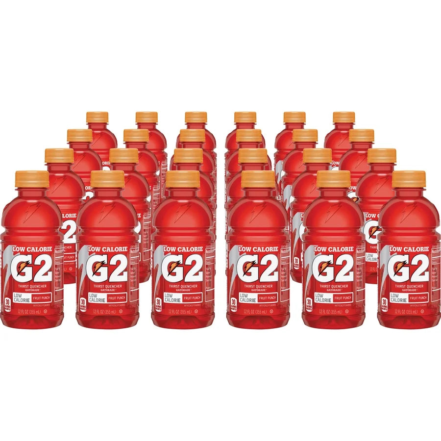 G2 Fruit Punch Sports Drink - 12 Fl Oz (355 Ml) - Bottle - 24 / Carton P6417