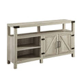 White Oak Highboy Console I8529