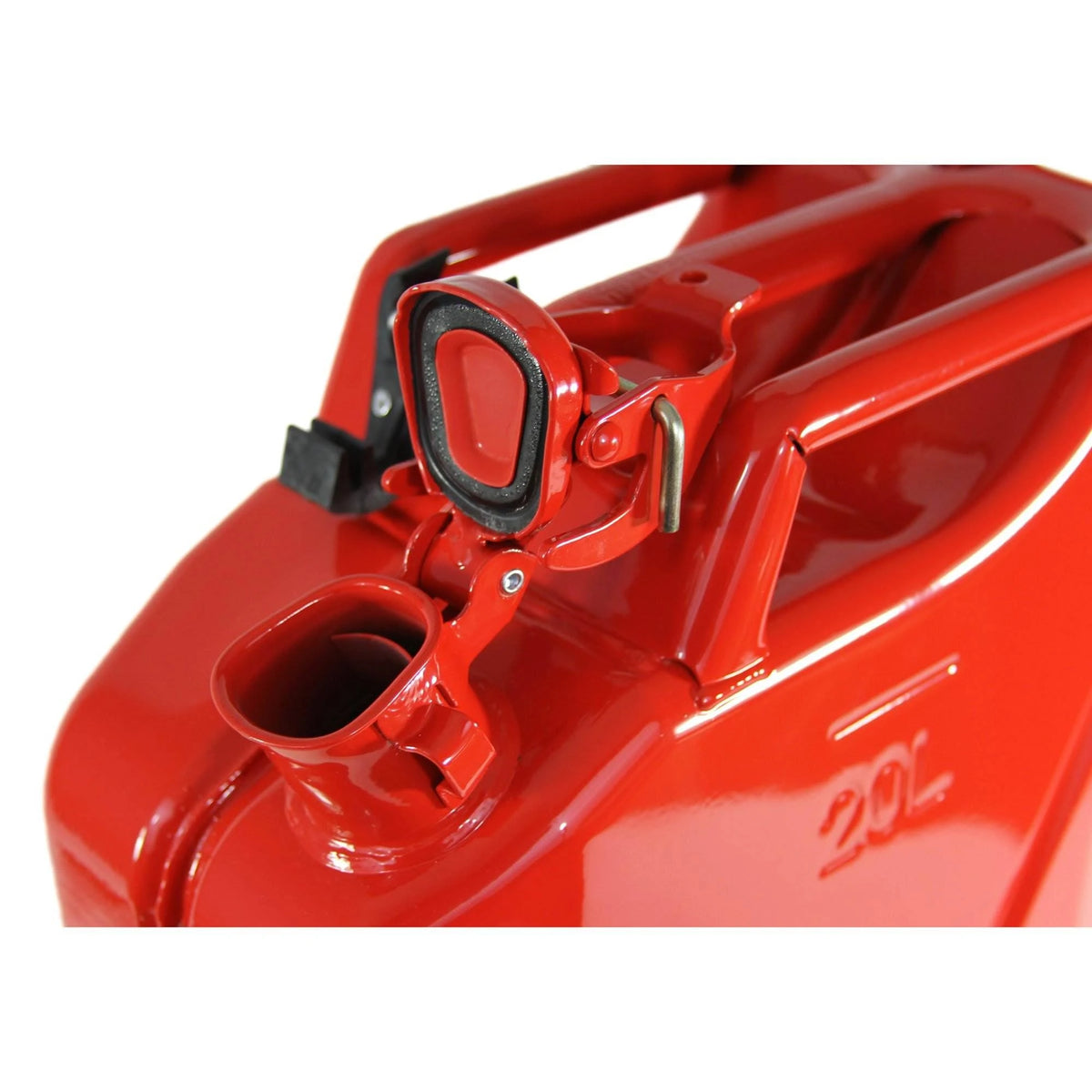Red 5.3 Gallon 20 Liter Jerry Can with Spout X289