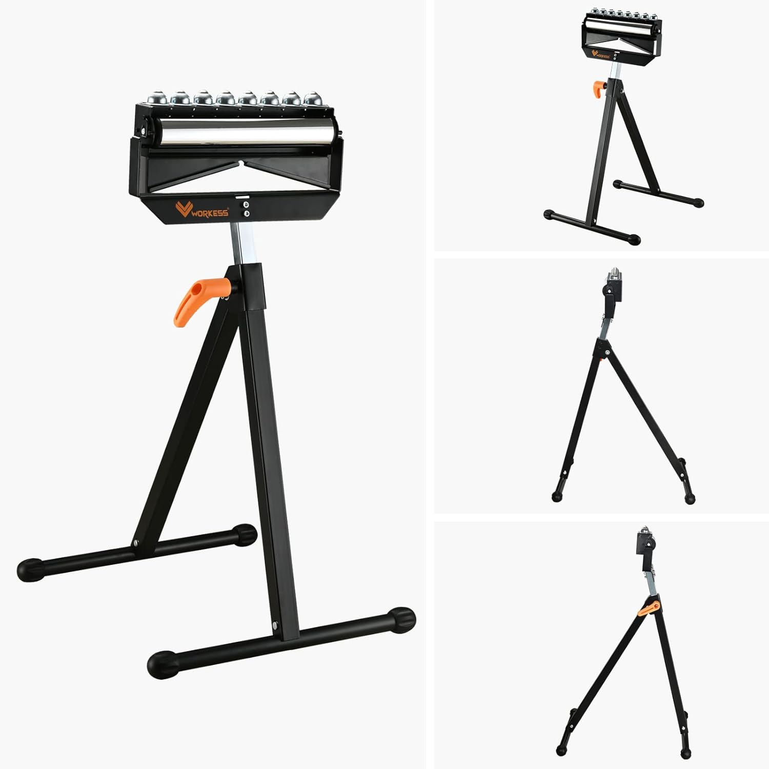 Roller Support Stand, Adjustable Height, Pack of 2 L837