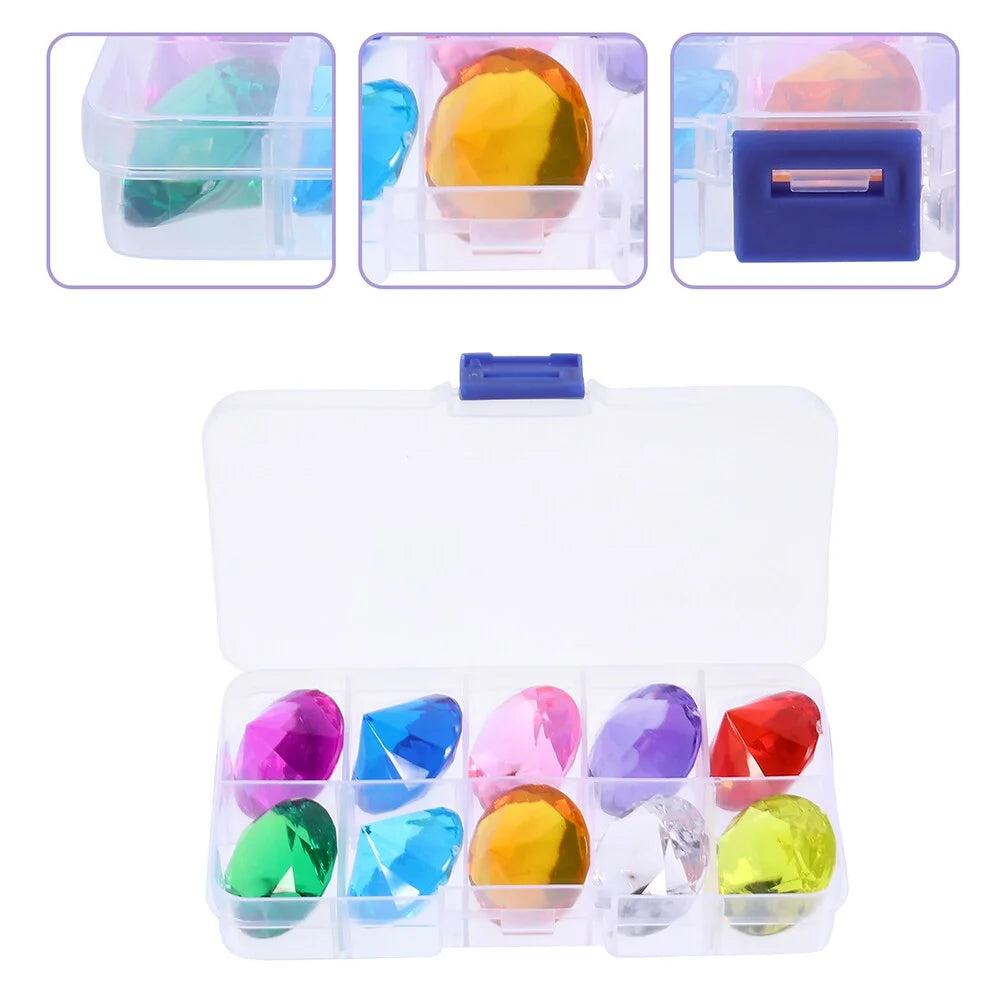 2 Boxes Big Colorful Diamond Toy A94733