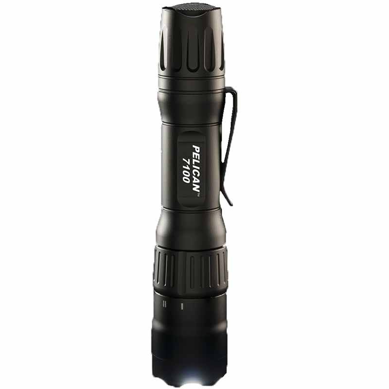Black USB-Rechargeable Flashlight F18161