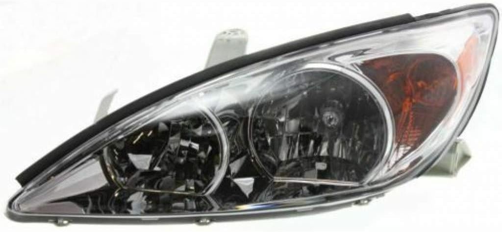 Chrome Driver Side Headlight Assembly for Toyota Camry 2002 2003 2004 Y1033