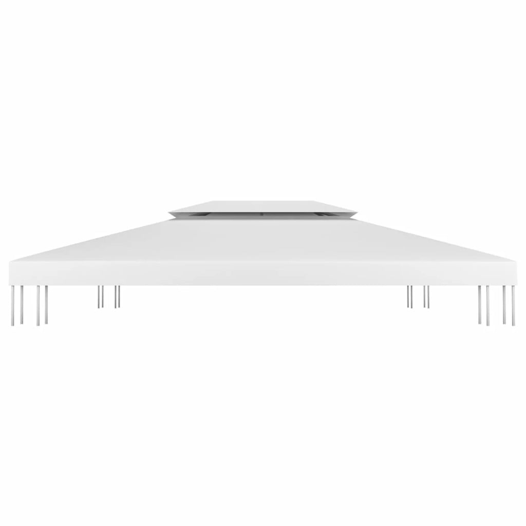 2-Tier Gazebo Cover 310 g/m² 13.1'x9.8' White T529