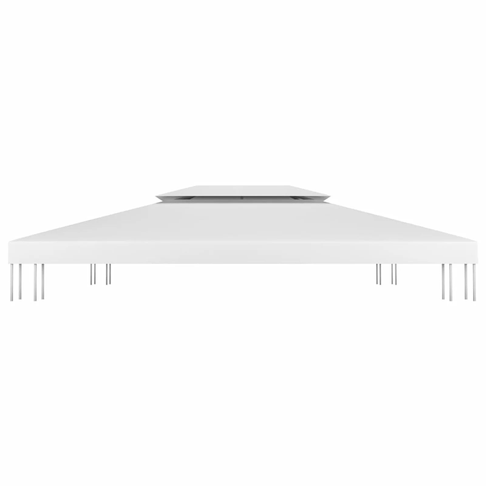 2-Tier Gazebo Cover 310 g/m² 13.1'x9.8' White T529