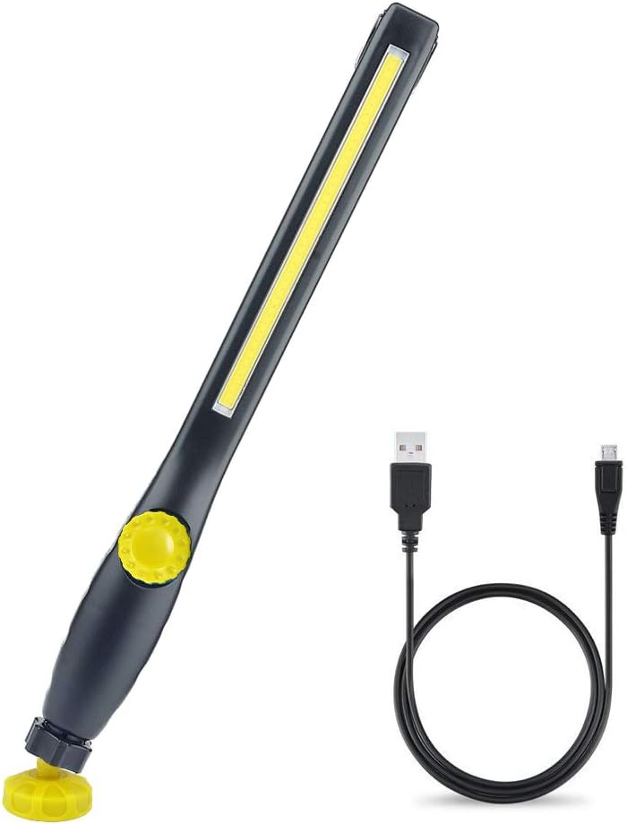 Orange USB Rechargeable COB LED Work Light C505