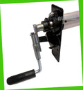 Manual Hand Crank Cab Level Truck & Trailer Tarp Roller Kit with PVC Mesh Tarp (6' x 14') M971549
