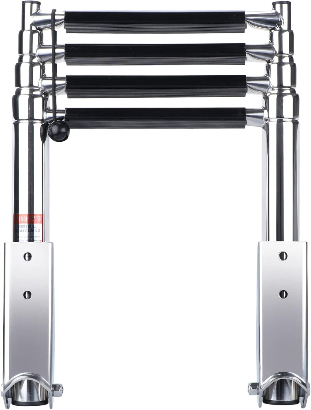Telescopic 4 Step Stainless Steel Boat Ladder, 900 Pound Capacity, Pack of 2 M666745
