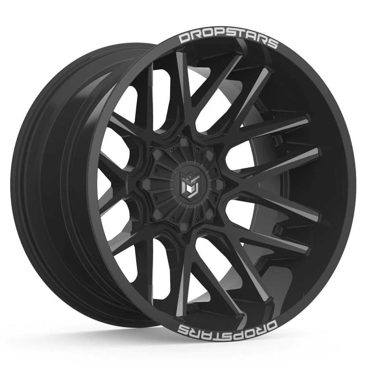 22x12 8x165.1 Gloss Black Wheel C749