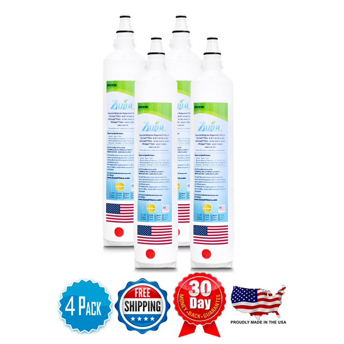 4 Pack Water Filters K463605
