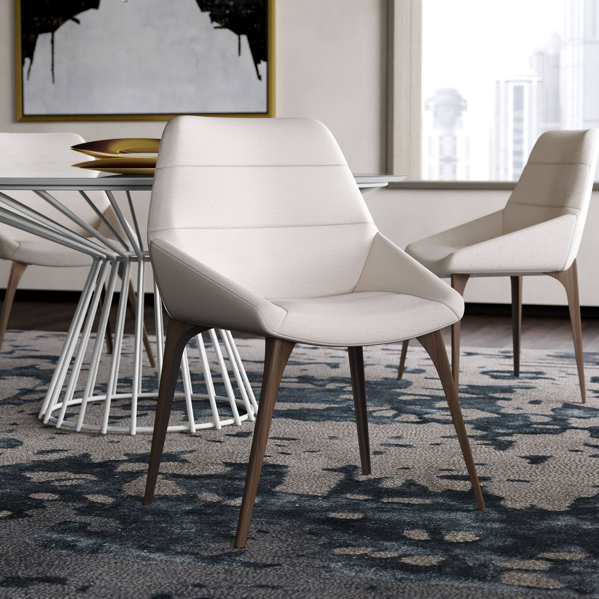 White Sand Dining Chair O85308