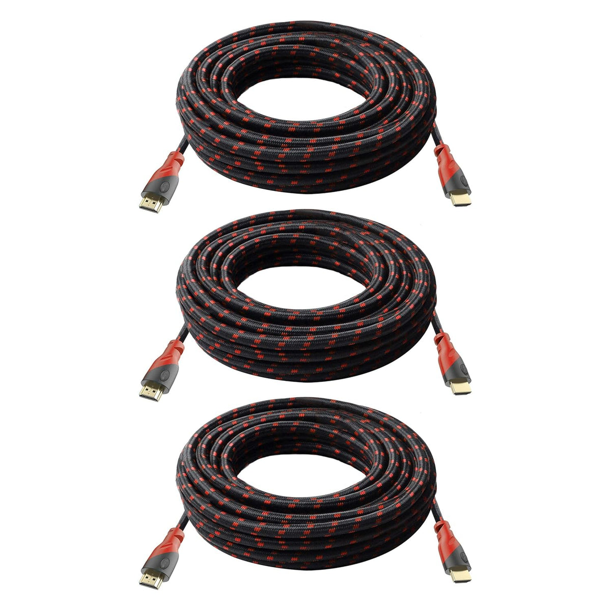 High Speed HDMI Cable 25 Ft with Ethernet 5 Pack B3317