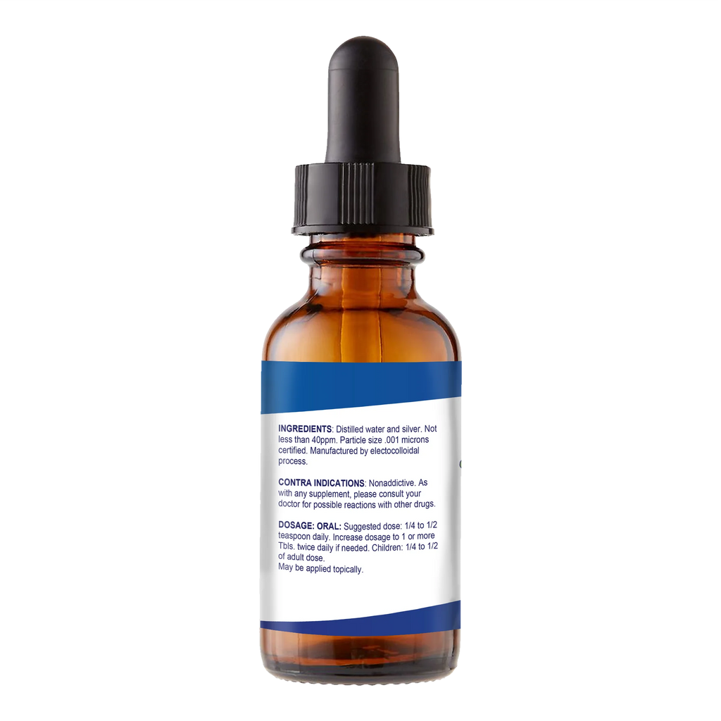 Colloidal Silver 40 Ppm 4 fl oz U6670