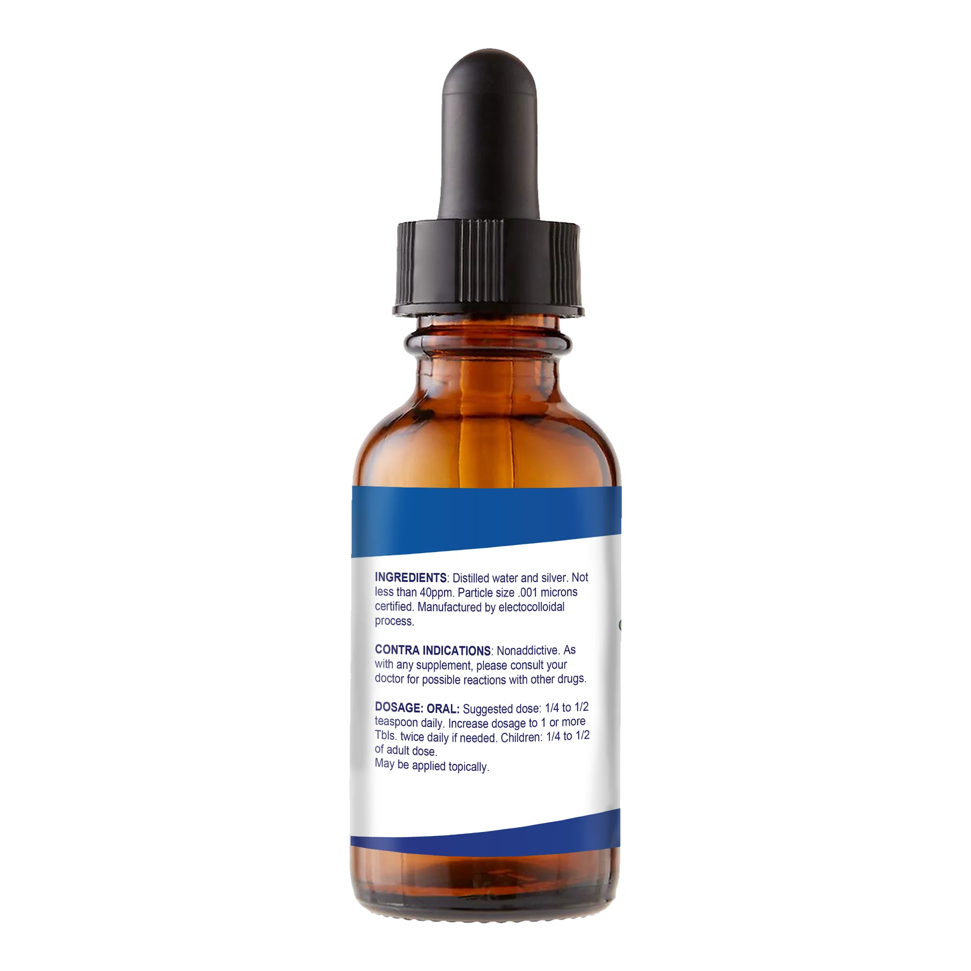 Colloidal Silver 40 Ppm 4 fl oz U6670