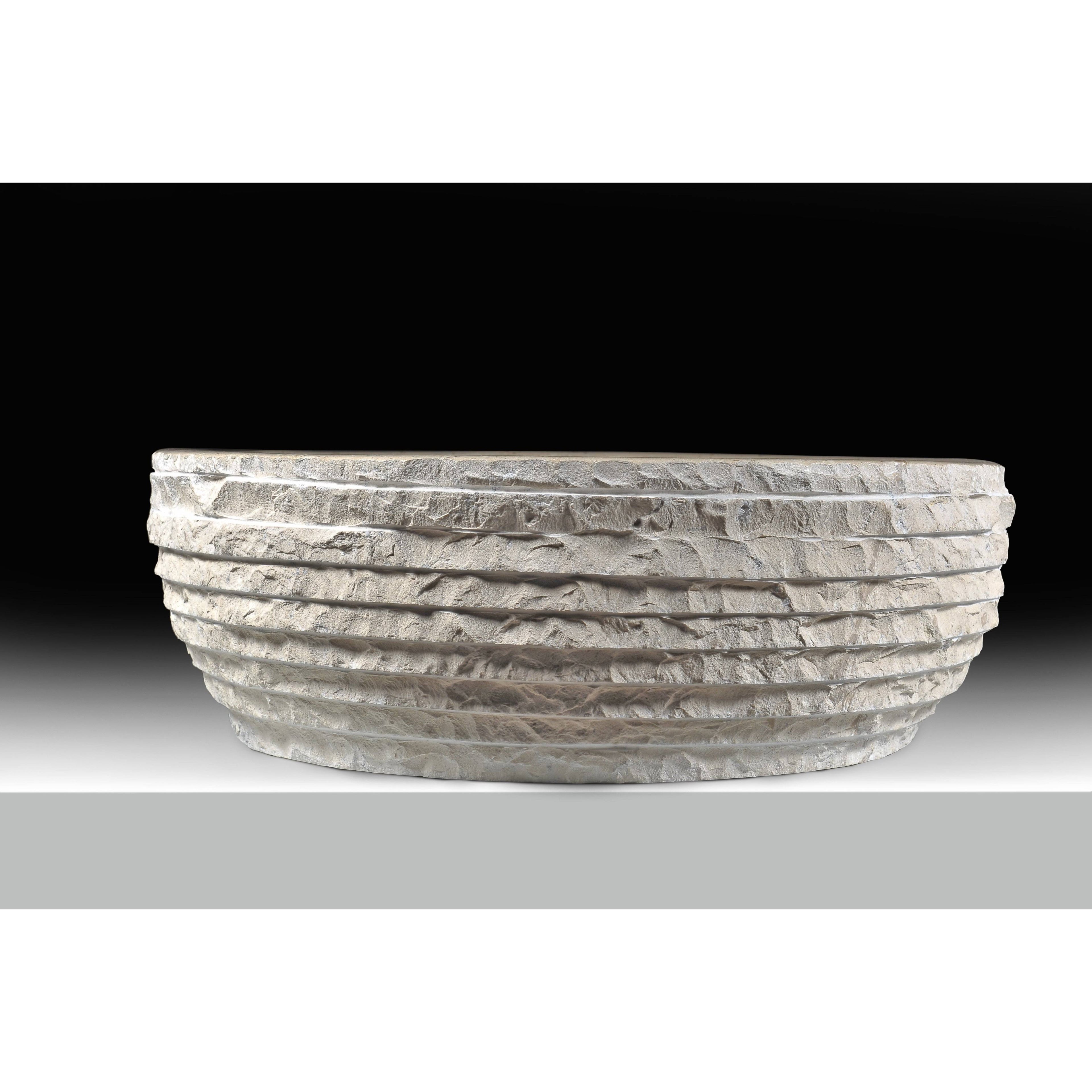 Classic Cream Marble Vessel Sink L63277