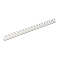 White Plastic Comb Bindings, 90 Sheet Capacity, 100 Combs/Pack F455355