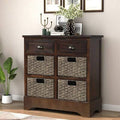 6 Drawer Accent Chest Dark Brown Q206