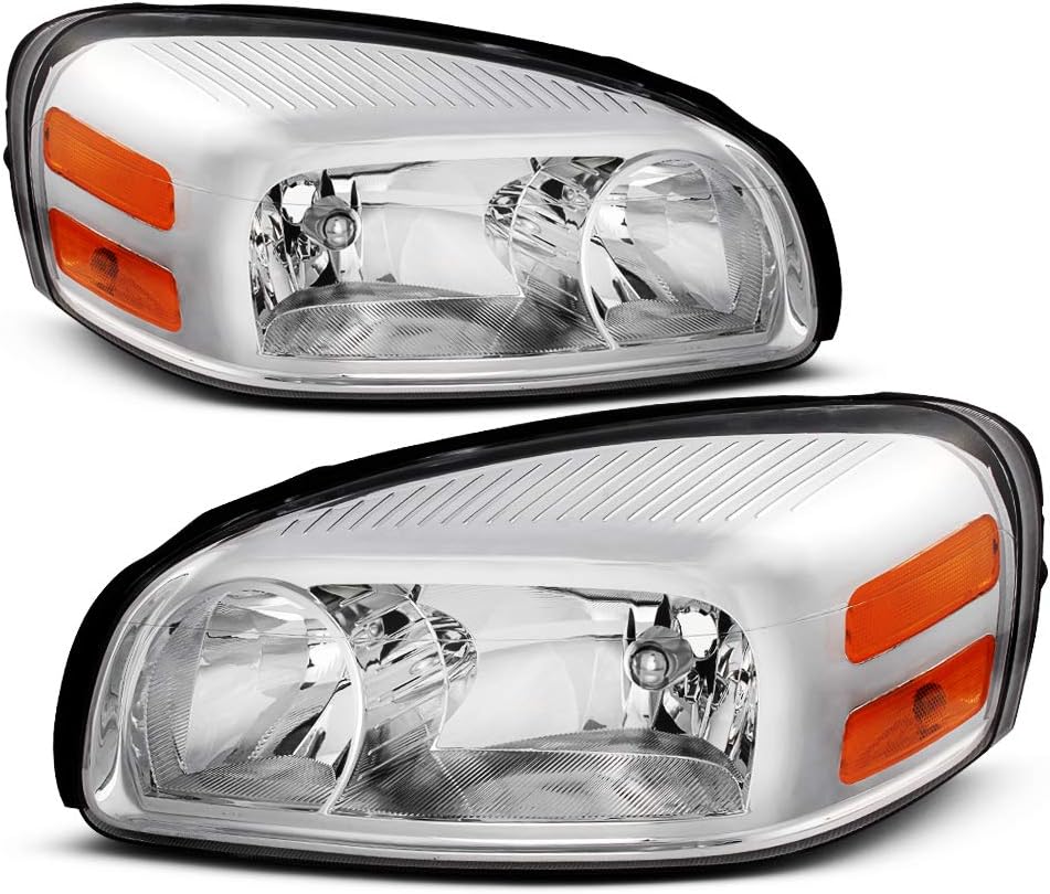 Headlights Headlamps Driver + Passenger T5518