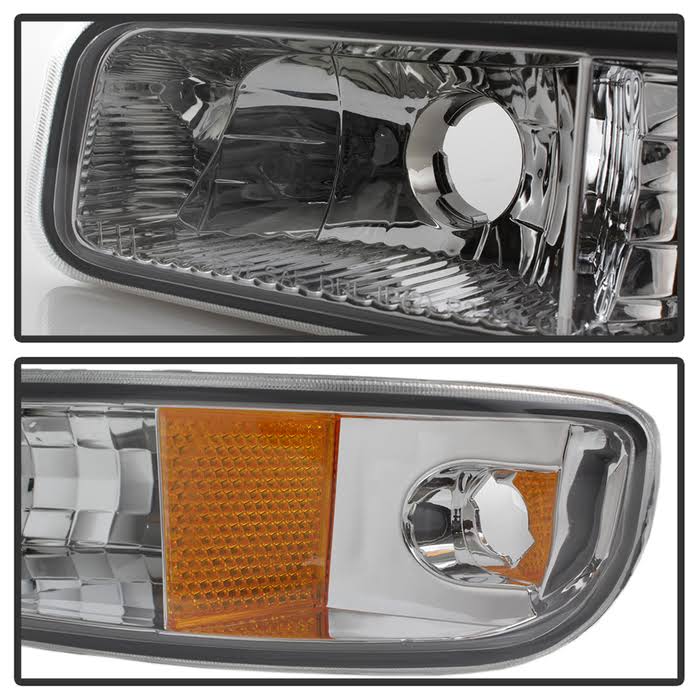 Crystal Headlights and Bumper Lights for GMC Sierra 99-06 / Yukon 00-06 U5926