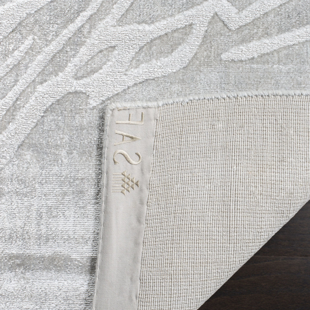 Grey Abstract Area Rug, 6' x 9' M6588
