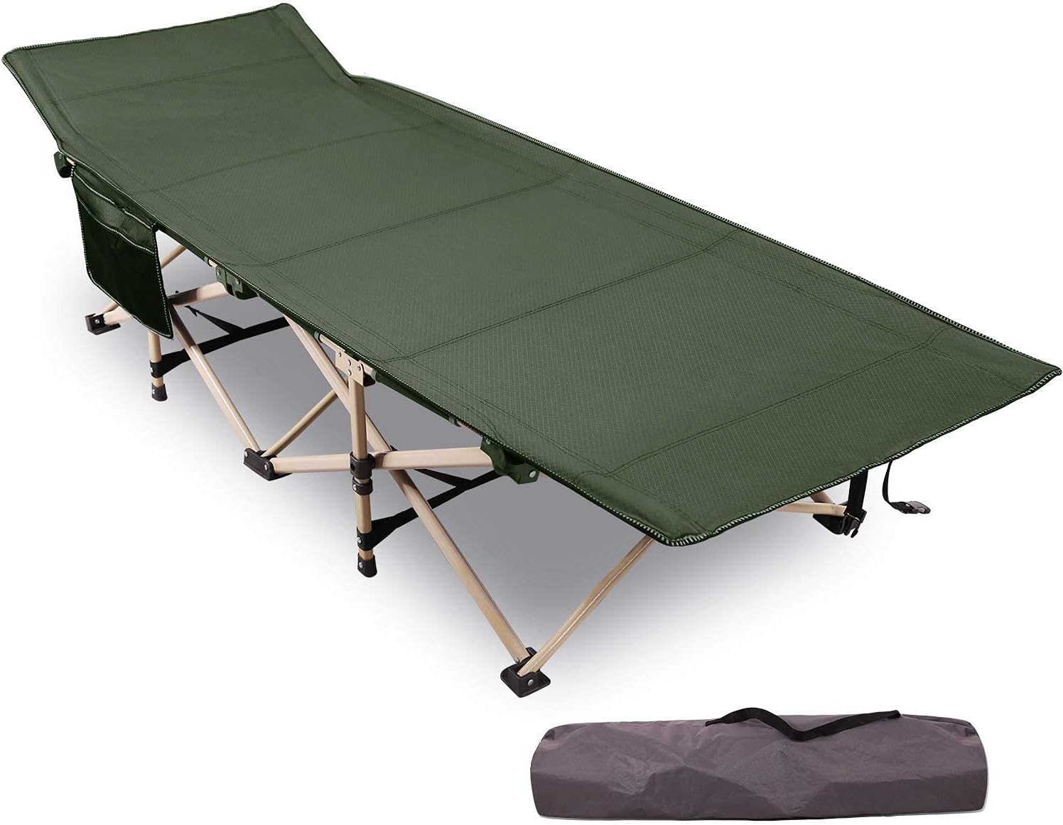 Blue Folding Camping Cot A867