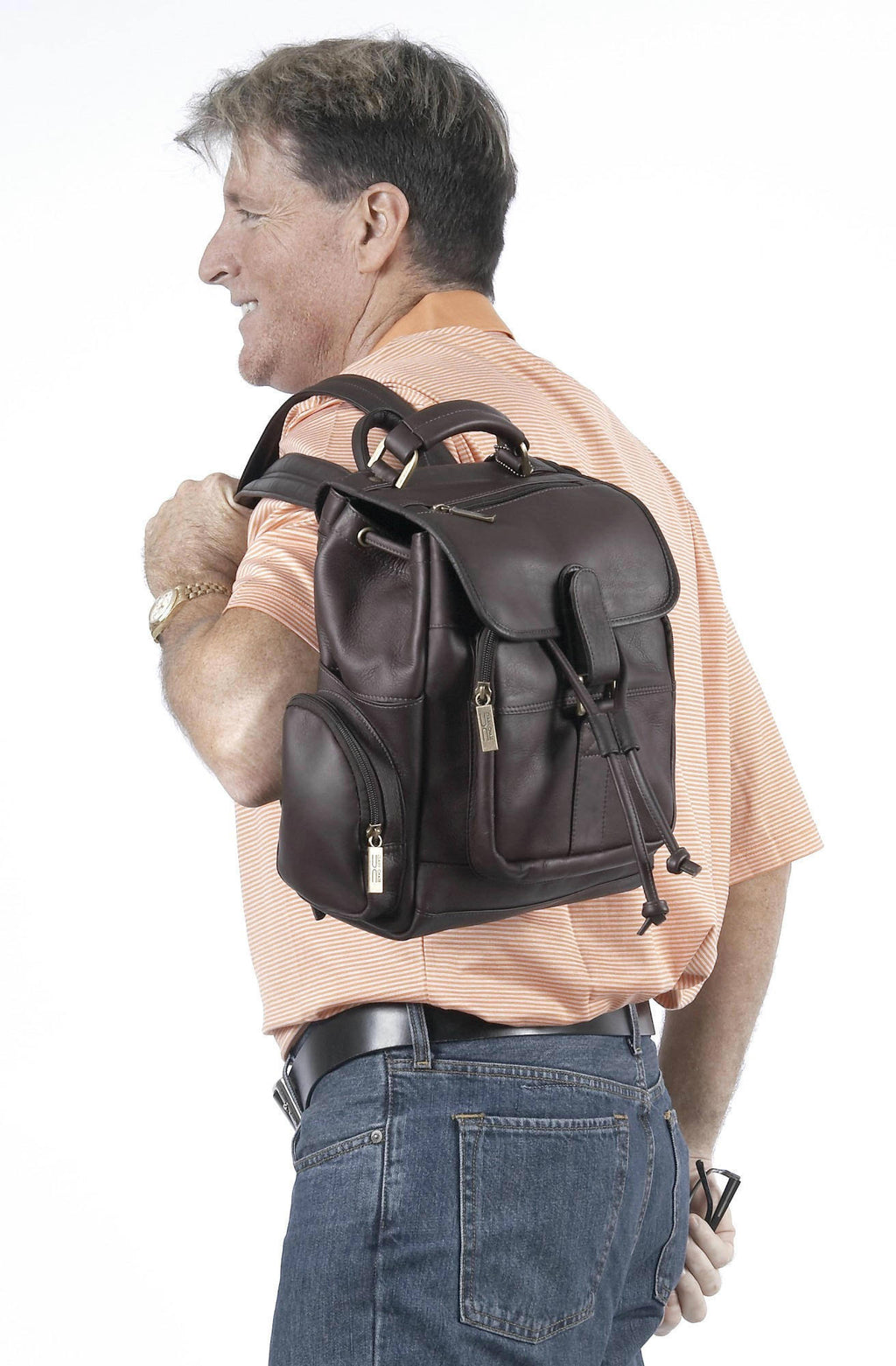 Distressed Brown Bak-Pak H88270