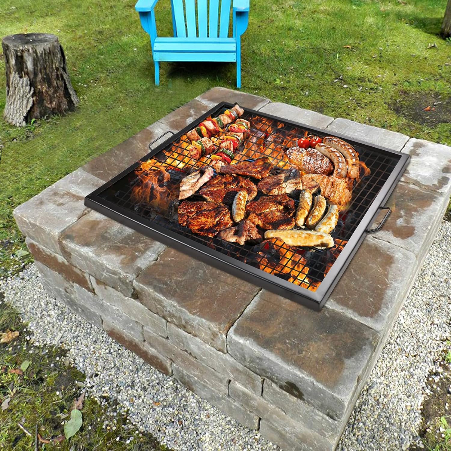 30 inch Steel Campfire BBQ Grill Grate O67660