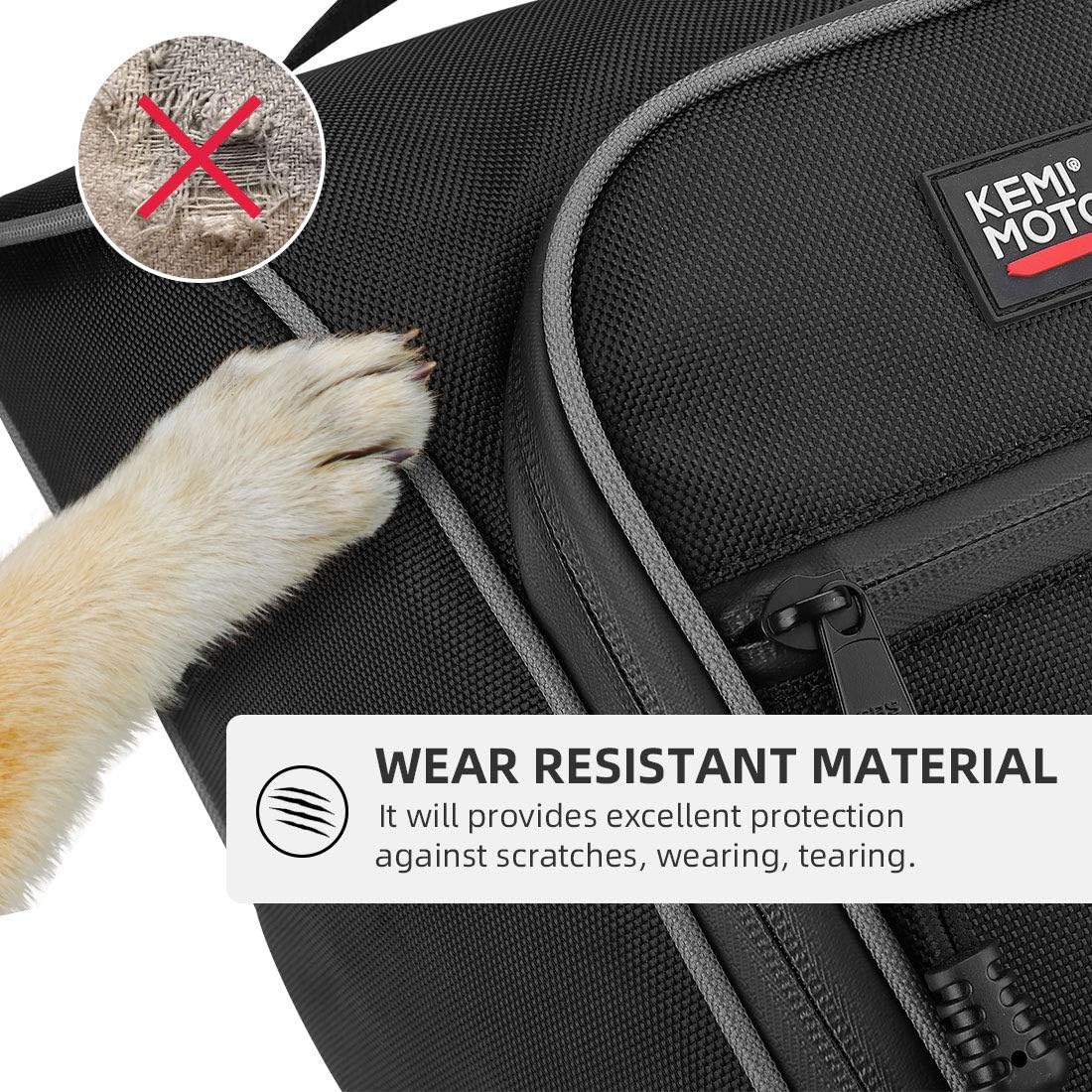 Storage Bag with PVC Wear Resistant Zippers V7536